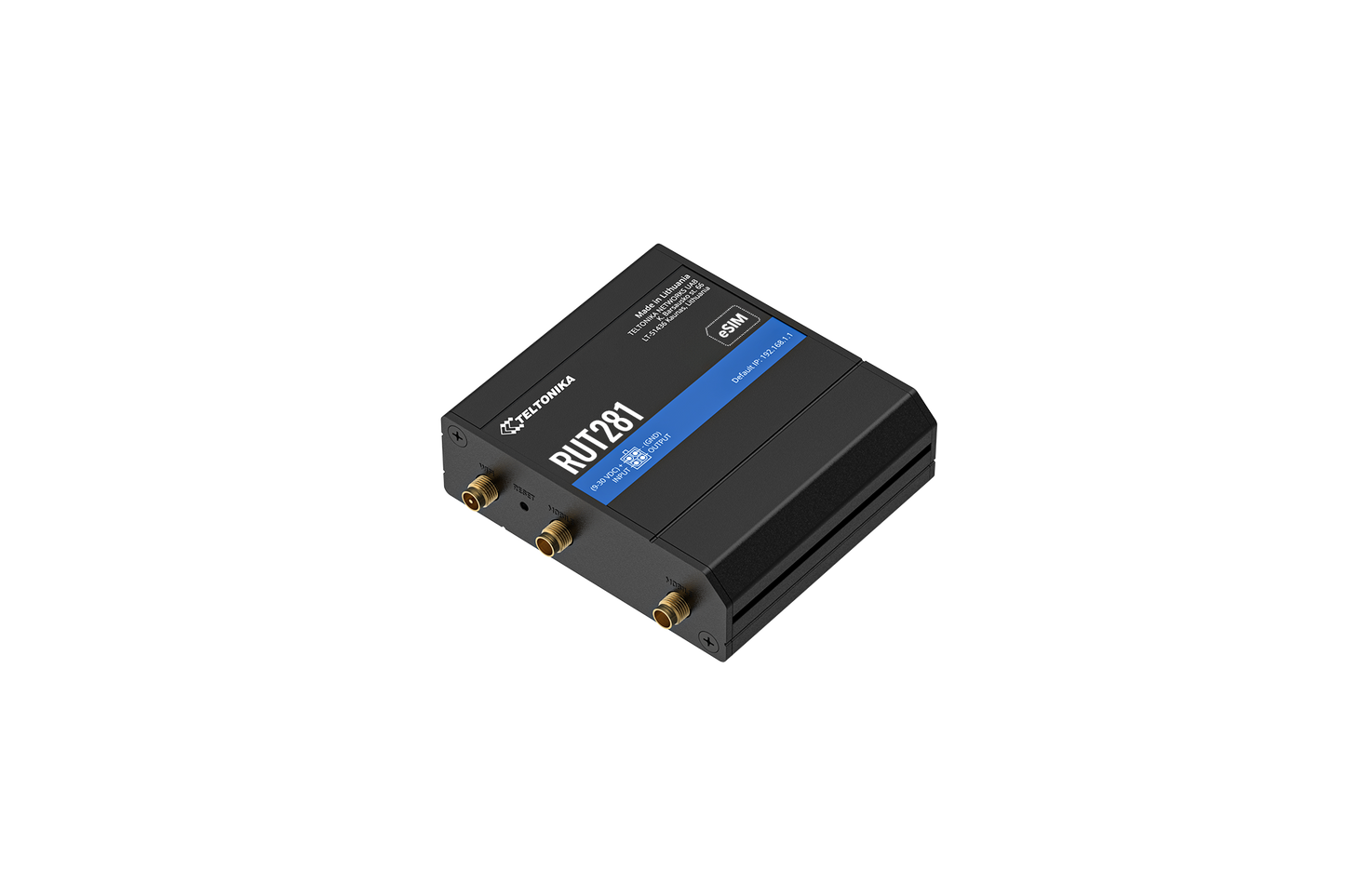 Teltonika RUT281004000 | RUT281 Compact Global LTE Cat 4 Router, SIM & eSIM