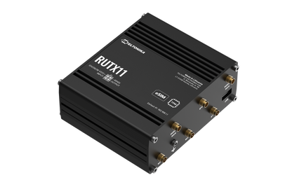Teltonika RUTX11240000 | RUTX11 Industrial 4G LTE CAT6 eSIM Router, Dual-SIM, Wi-Fi 5