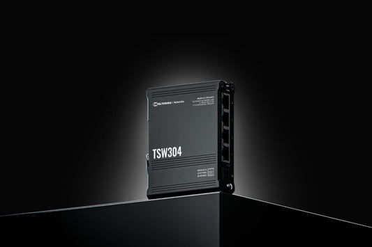 Teltonika TSW304000000 | TSW304 Industrial Ethernet Switch, 4xPoE Ports, 10/100/1000 Mbps