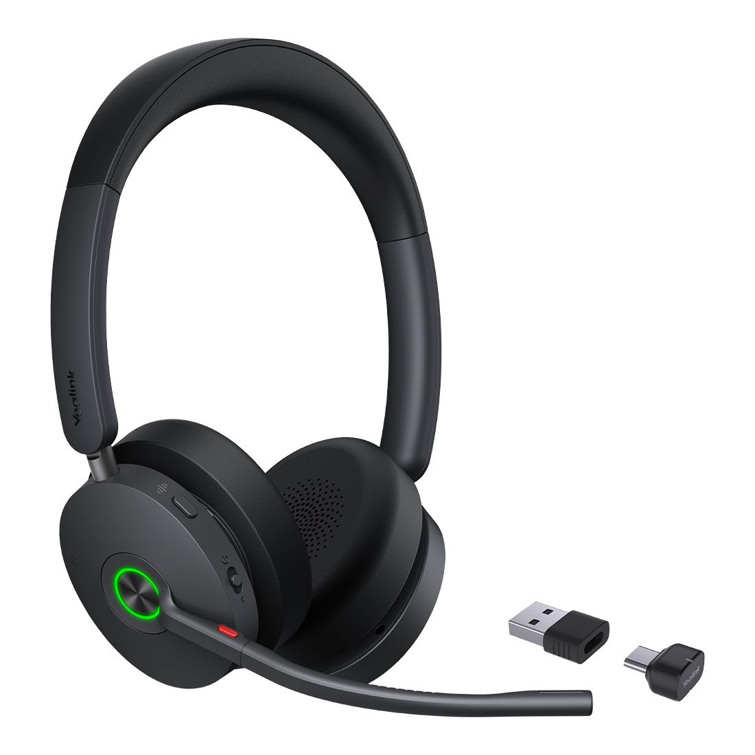 Yealink BH74-UC-CA | BH74 UC Bluetooth Headset, Active Noise Cancellation, 6 Mic, 50m Wireless Range, 32h Talk Time