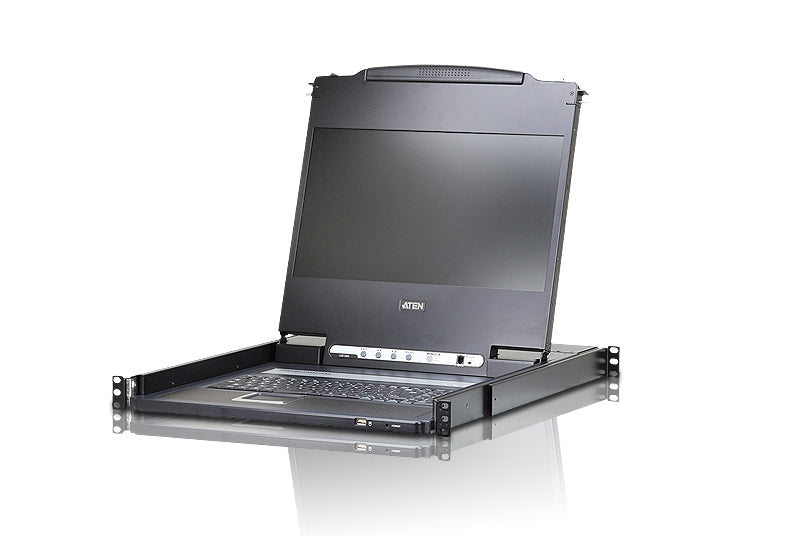 ATEN CL6700MW-ATA-AU | CL6700MW LCD Console, 17.3" FHD, HDMI/DVI/VGA, Single-Rail 1U