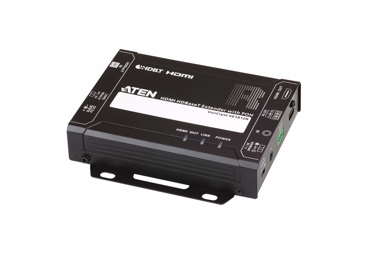 ATEN VE1812R-AT-U | VE1812R HDBaseT HDMI Receiver, 4K UHD over Cat6, PoH, IR/RS-232