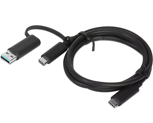Lenovo 4X90U90618 | USB 3.2 Gen 1 Cable, 1m, USB A/USB C, Black