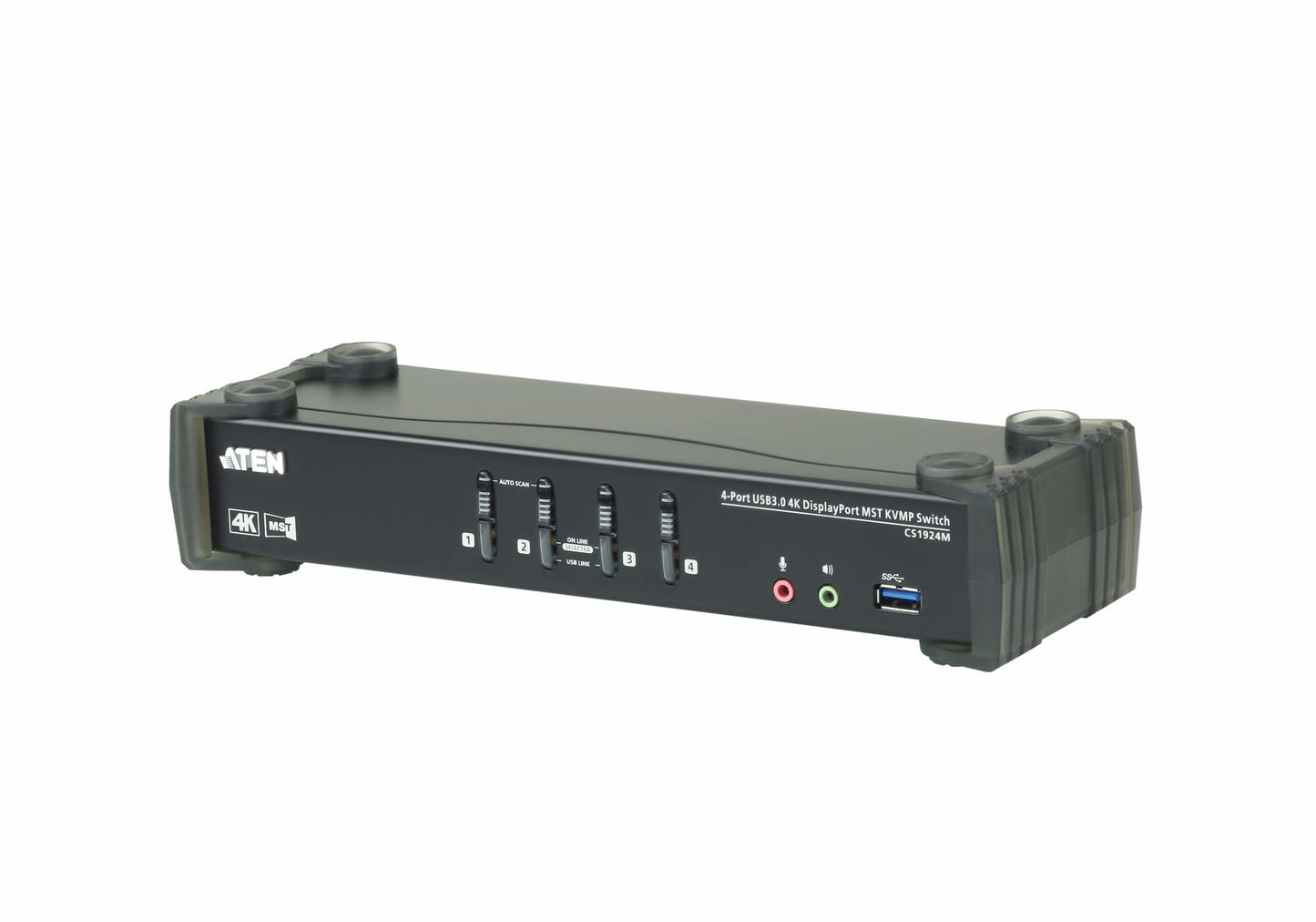 ATEN CS1924M-AT-U | CS1924M | 4 x Computer DP MST KVMP Switch, 4K, USB 3.0, Audio