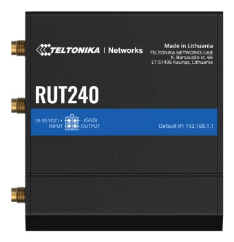 Teltonika RUT241065000 | RUT241 Series 4G LTE Router, 2x Ethernet Ports, WAN Failover