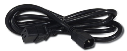 APC AP9878 black coiled C19 to C14 power cord 2.0m for racks