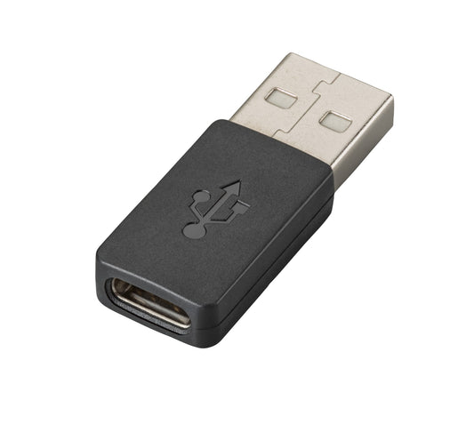 Poly 85Q48AA | USB-A to USB-C Adapter for Seamless Connectivity and Compatibility