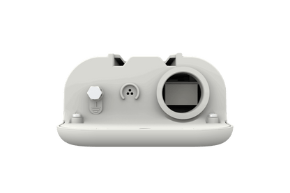 Cambium cnWave V1000 60GHz client node white plastic housing with lens and button