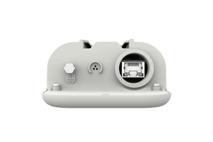 Cambium cnWave V1000 60GHz client node back view with ethernet port