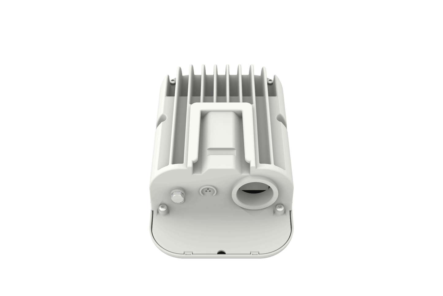 Cambium cnWave V1000 60GHz client node with cooling fins and port