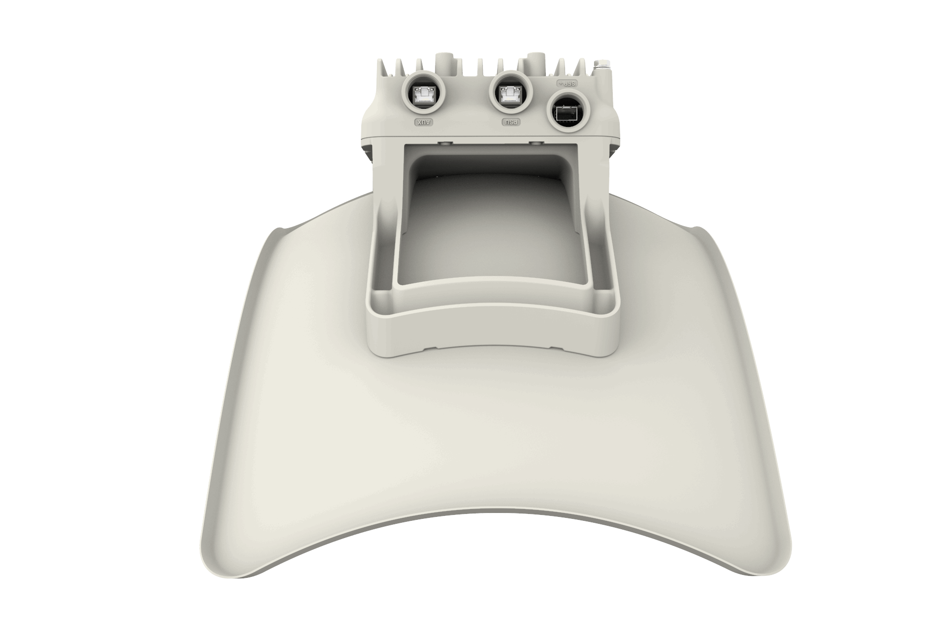 Cambium cnWave V3000 client node off-white plastic 60GHz mmWave access point with 3 top ports