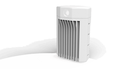 Cambium Networks cnWave V5000 white rectangular distribution node with slats
