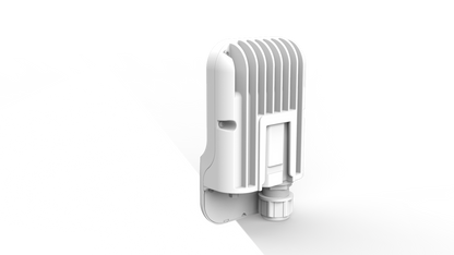 Cambium cnWave 60GHz V1000 white plastic wall-mount antenna with ridges