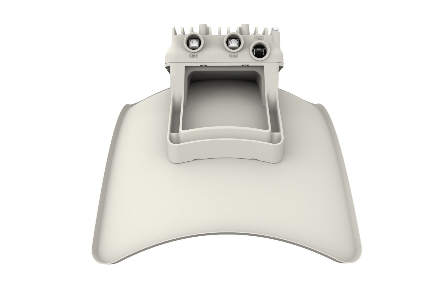 Cambium cnWave V3000 client node off-white plastic 60GHz mmWave access point with 3 top ports