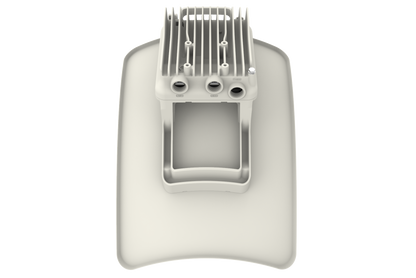 Cambium Networks cnWave V3000 60GHz mmWave client node, off-white plastic outdoor access point