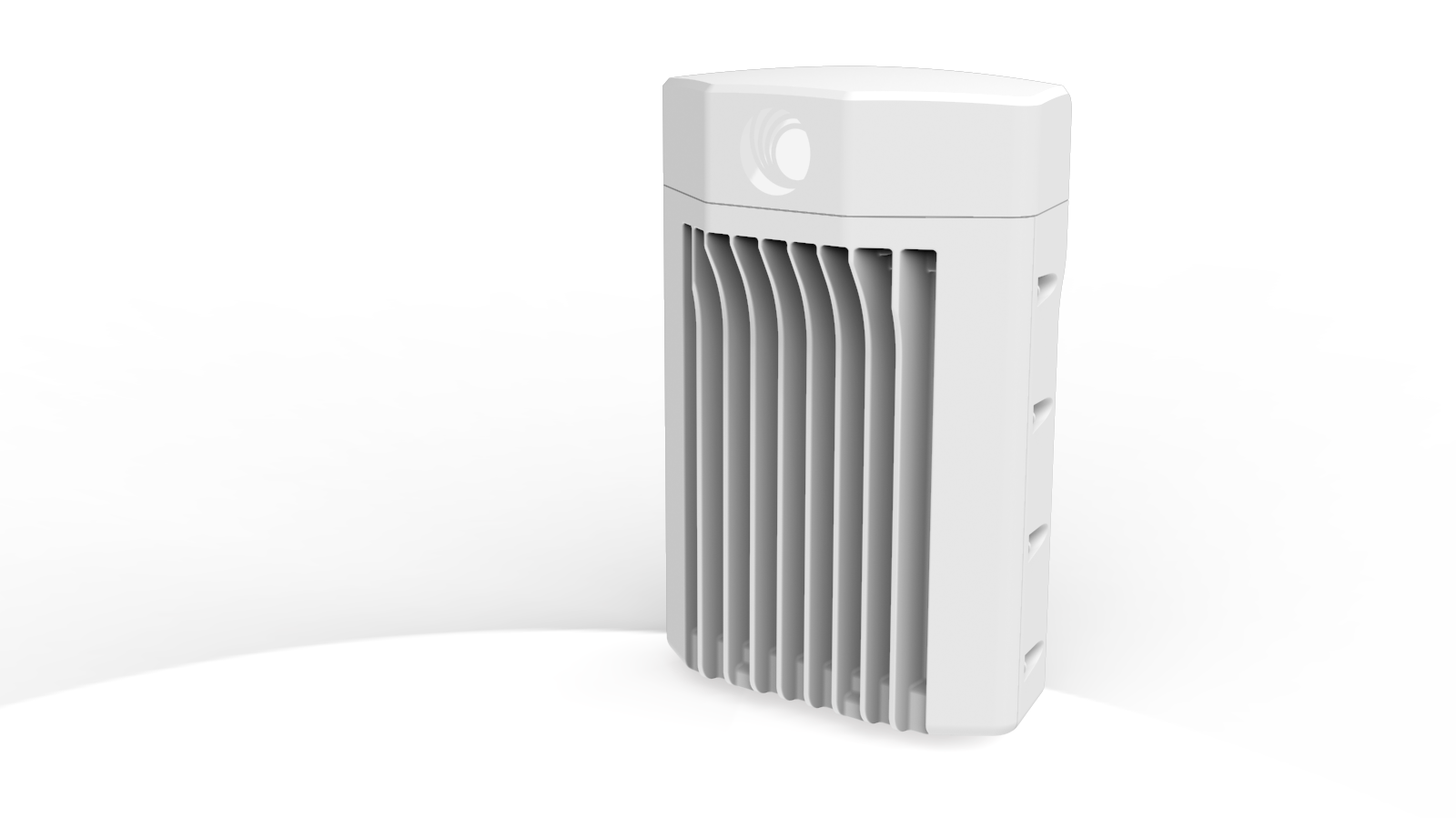 Cambium Networks cnWave V5000 white rectangular distribution node with slats