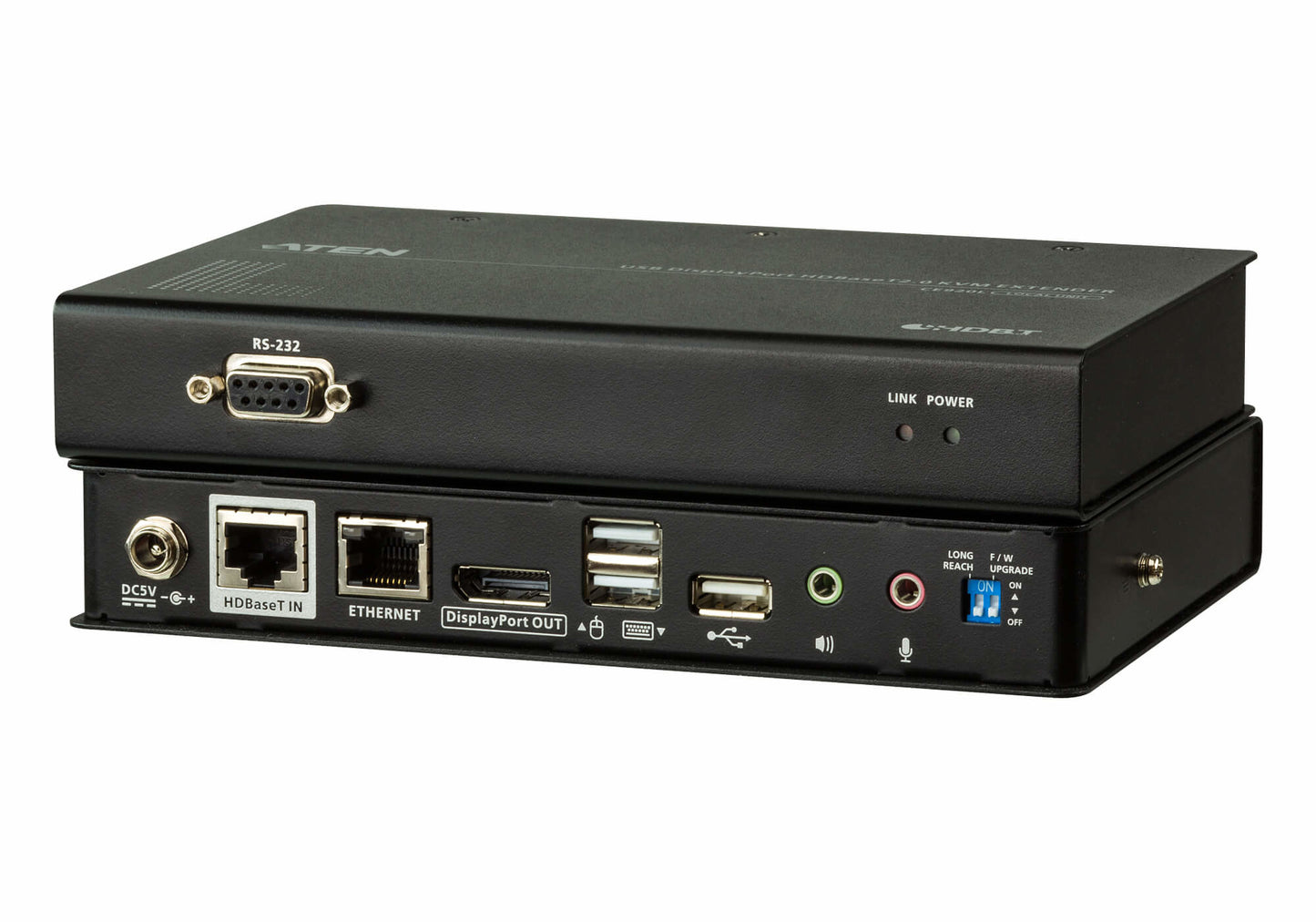 ATEN CE920-ATA-U | CE920 | 4K DP HDBaseT 2.0 KVM Extender, USB 2.0, PoC, 100 m