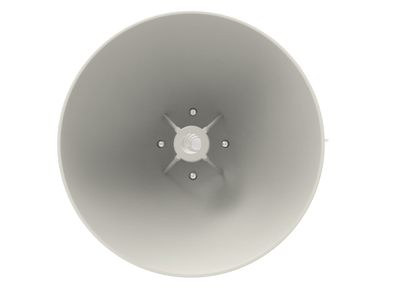 Cambium cnWave C100 28 GHz CPE white cone speaker base unit back view