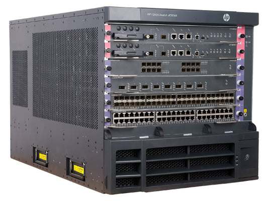 HPE JC654A | 12504 AC Network Equipment Chassis, Black