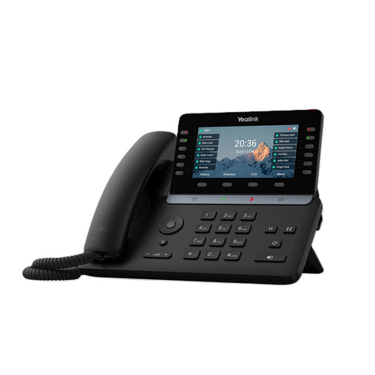 Yealink SIP-T85W | IP Phone, 5.5' Color Display, 16 SIP Accounts, HD Voice, Bluetooth 5.0, Wi-Fi 6, Dual USB, PoE
