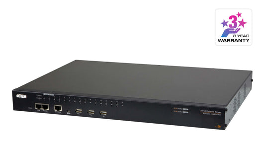ATEN SN0132CO-AXA-U | SN0132CO Serial Console Server, 32 x Serial Ports, Dual AC, Over IP