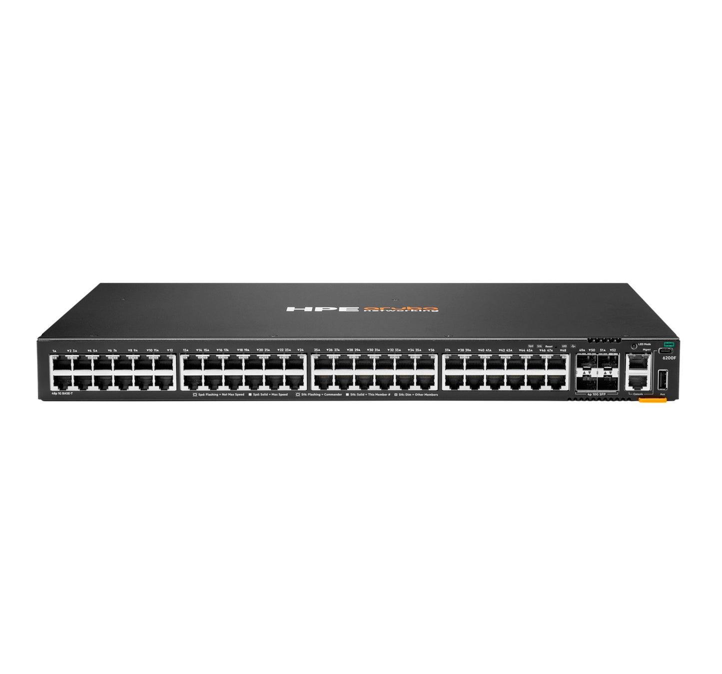 Aruba JL726B#ABG | CX 6200F 48-Port Gigabit 4 SFP+ L3 Managed Switch
