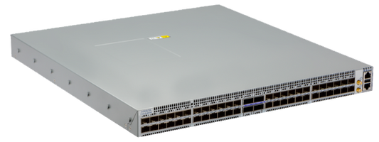 Arista ﻿DCS-7132LB-48Y4C-R | 48 SFP28, VU9P-3 FPGA, Dual AC, Rear-to-Front Cooling