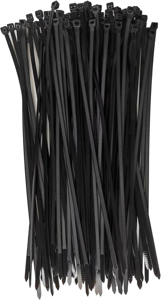 Cable Ties 25cm x 3.6mm | Black | Pack of 100