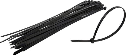 Cable Ties 10cm x 2.5mm | Black | Pack of 100