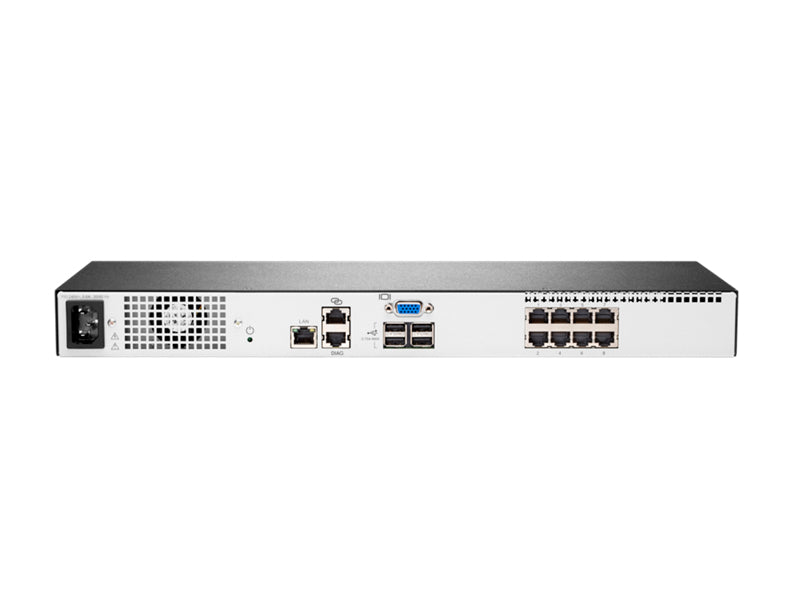 Aruba Q1P54A | 1x1x8 G4 KVM IP Console Switch for Remote Server Management