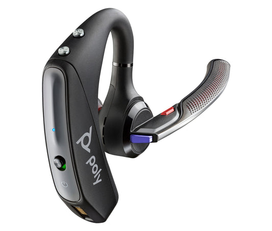 Poly 8H5Q3AA | Voyager 5200-M Office Headset, USB-C, Wireless, Bluetooth 5.0