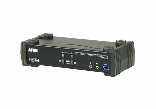 ATEN CS1922M-AT-U | CS1922M 2 x Port 4K DisplayPort KVMP, Dual-Monitor MST, USB 3.0