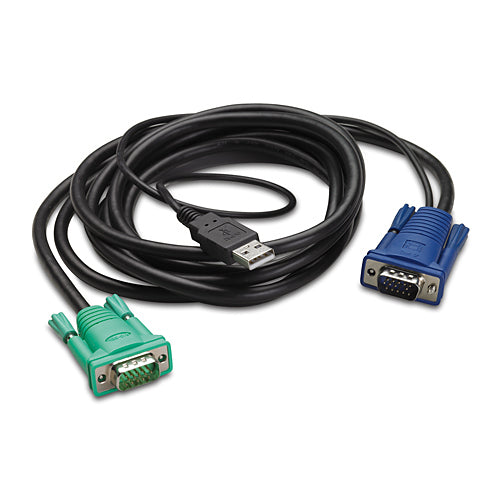 APC AP5822 | 10ft APC AP5822 USB KVM Cable, 3.66m, Black