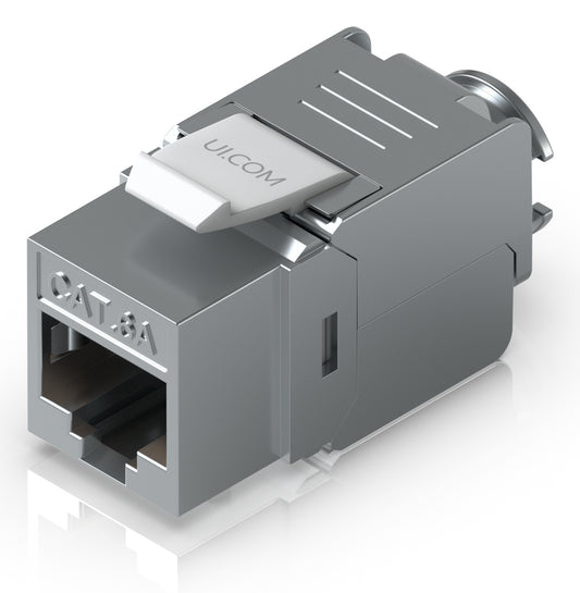 Ubiquiti UACC-KEYSTONE-JACK-C6A | Cat6A Toolless Keystone Jack, 12-Pack