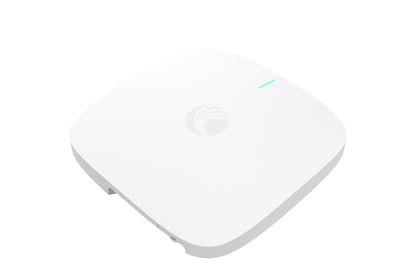 Cambium Networks XE5-8 white square WiFi 6E indoor AP with blue light