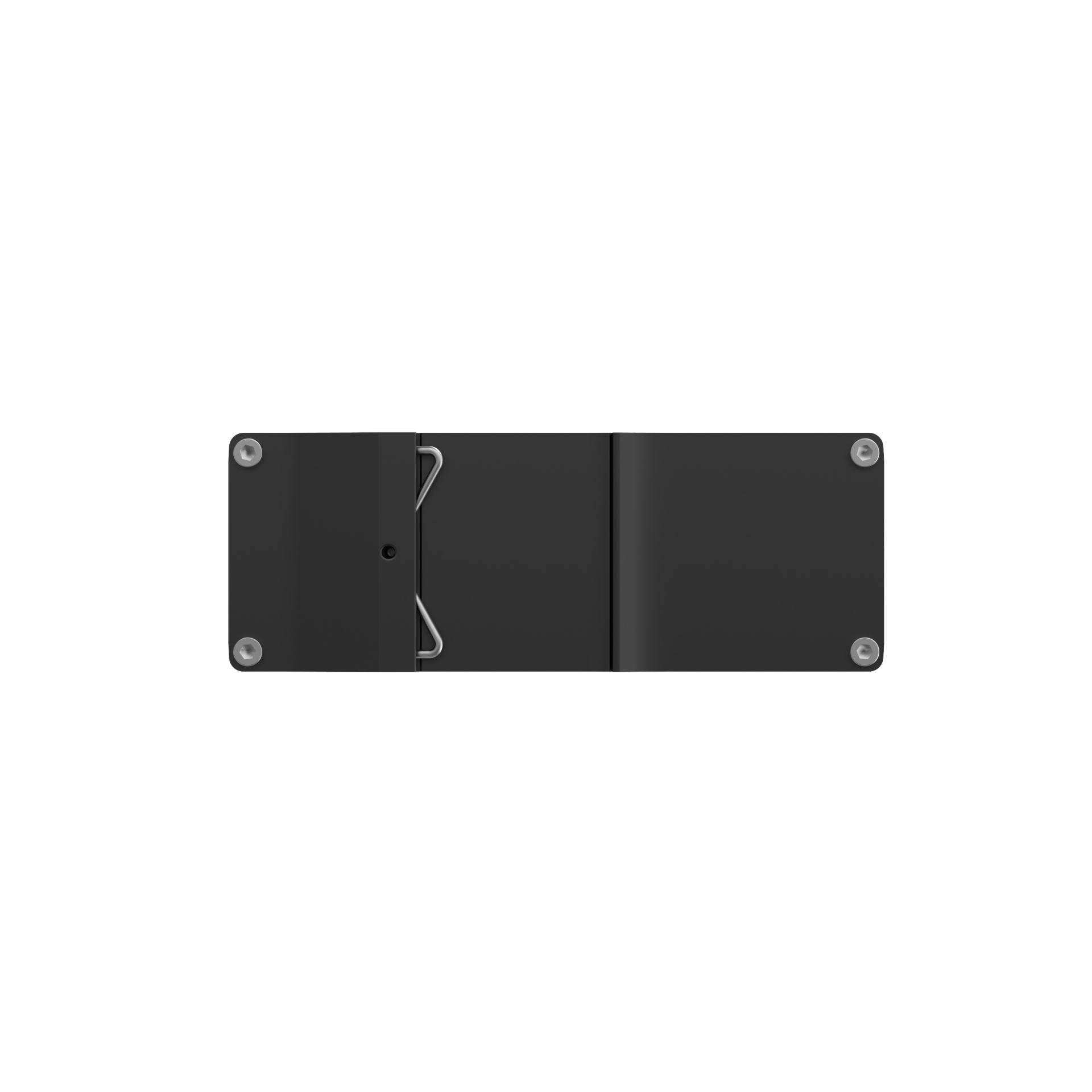 Black rectangular usb flash drive with silver metallic accents accompanies teltonika tsw040 8-port poe+ industrial switch