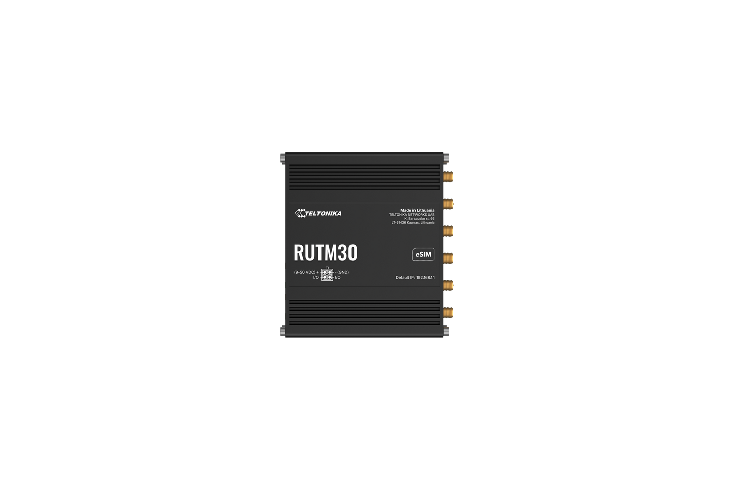 Teltonika RUTM300000A00/RUTM300000500 | RUTM30 Compact 5G Dual-SIM Router, 5x Gigabit, Dual-Band Wi-Fi