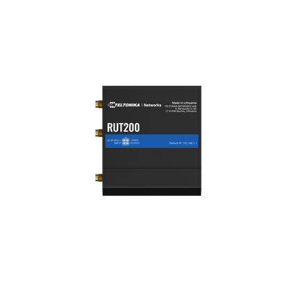 Teltonika RUT200-ESIM | RUT200 4G LTE Industrial Router, eSIM + Mini SIM, WiFi