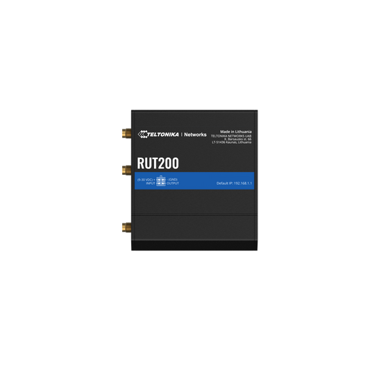 Teltonika RUT200-ESIM | RUT200 4G LTE Industrial Router, eSIM + Mini SIM, WiFi