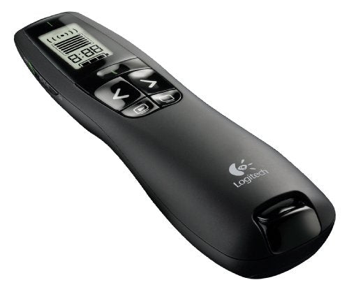 Logitech 910-001358 | R800 Wireless Presenter, 30m Range, LCD Display, 2.4GHz Connection