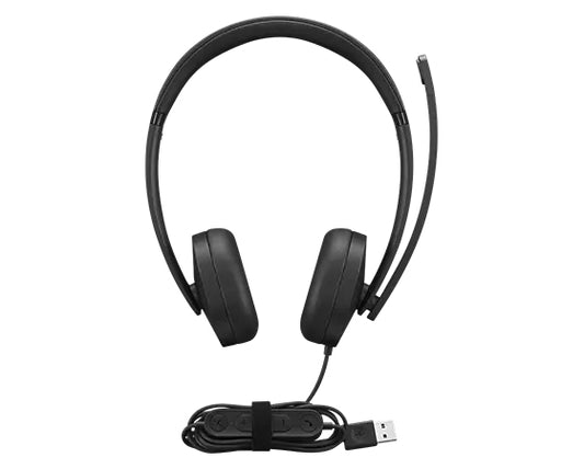 Lenovo 4XD1P83425 | Head-band Headset, USB Type-A, Black