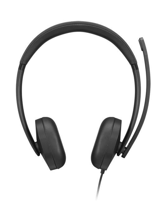 Lenovo 4XD1R88995 | 5000 Wired Stereo Headset, USB-C, USB-A Converter, Teams