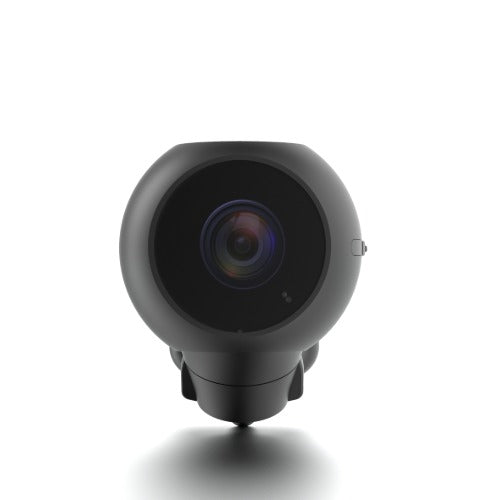 Black spherical teltonika dsmcam3ut801 driver safety monitoring camera with glossy finish and central lens