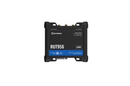 Teltonika RUT956730700 | RUT956 Industrial 4G LTE Router, Dual-SIM, eSIM, GPS, 4x Ethernet