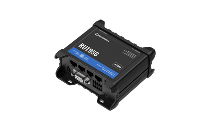 Teltonika RUT956730700 | RUT956 Industrial 4G LTE Router, Dual-SIM, eSIM, GPS, 4x Ethernet
