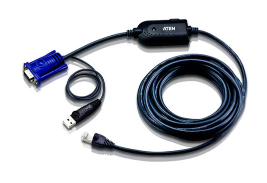 ATEN KA7970-AX | KA7970 USB-VGA to Cat5e/6 KVM Adapter Cable, 4.5m (CPU Module)
