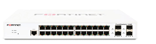 Fortinet FS-124E | 24 GE RJ45, 4 SFP, Fanless, FortiGate Compatible