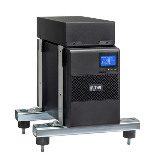 Black Eaton brx 1000 uninterruptible power supply with digital display and perforated front panel for marine use