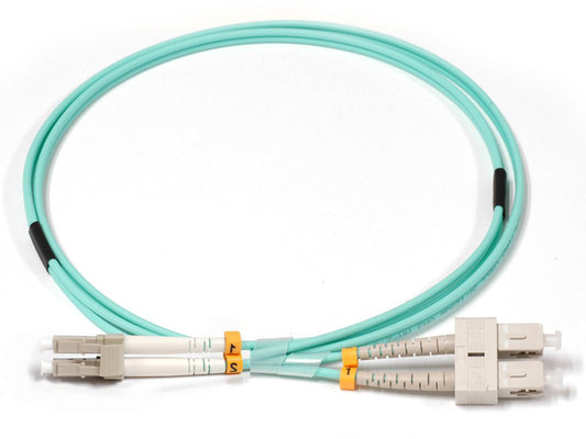 Lenovo 00MN502 | 1m LC OM3 Fibre Optic Cable, Turquoise, High-Speed Networking