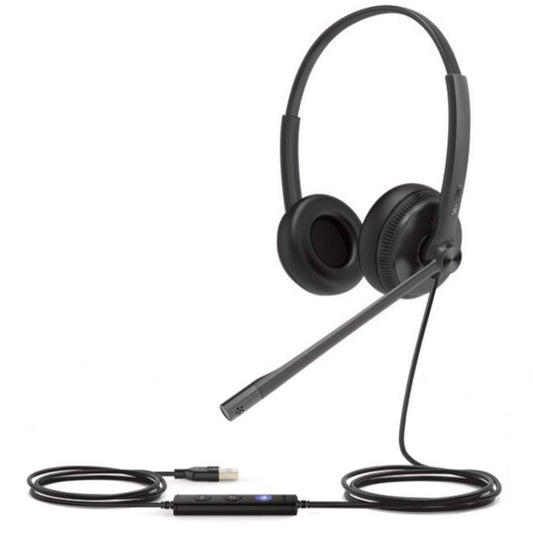 Yealink UH34-DUAL-TEAMS | USB Type-A, Dual Headset, Black, Microsoft Teams Compatible